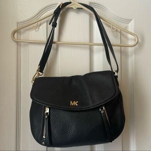 Michael Kors Black Soft Leather Bag